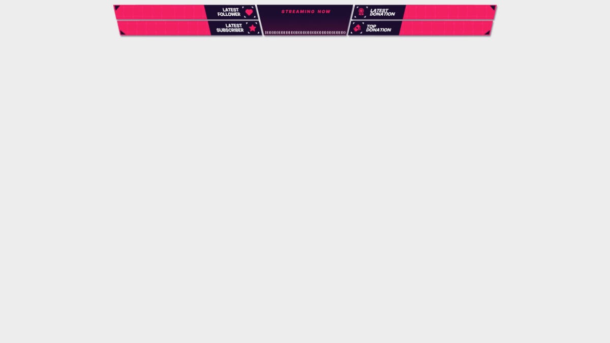 Pink Twitch Overlay