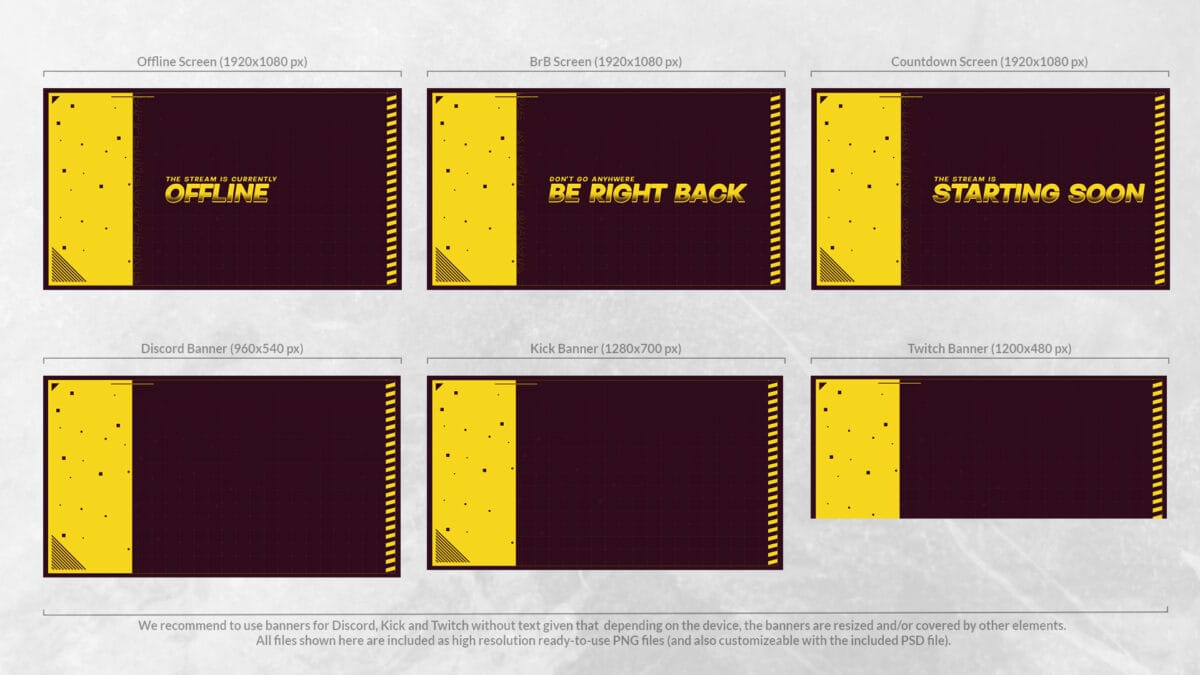 Twitch Banner Ideas Free