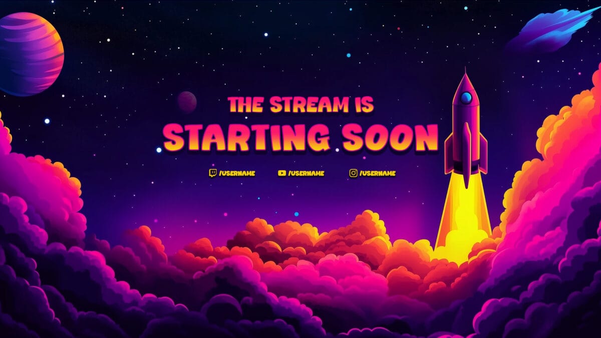 Twitch Banner Starting Soon Twitch Banner Starting Soon