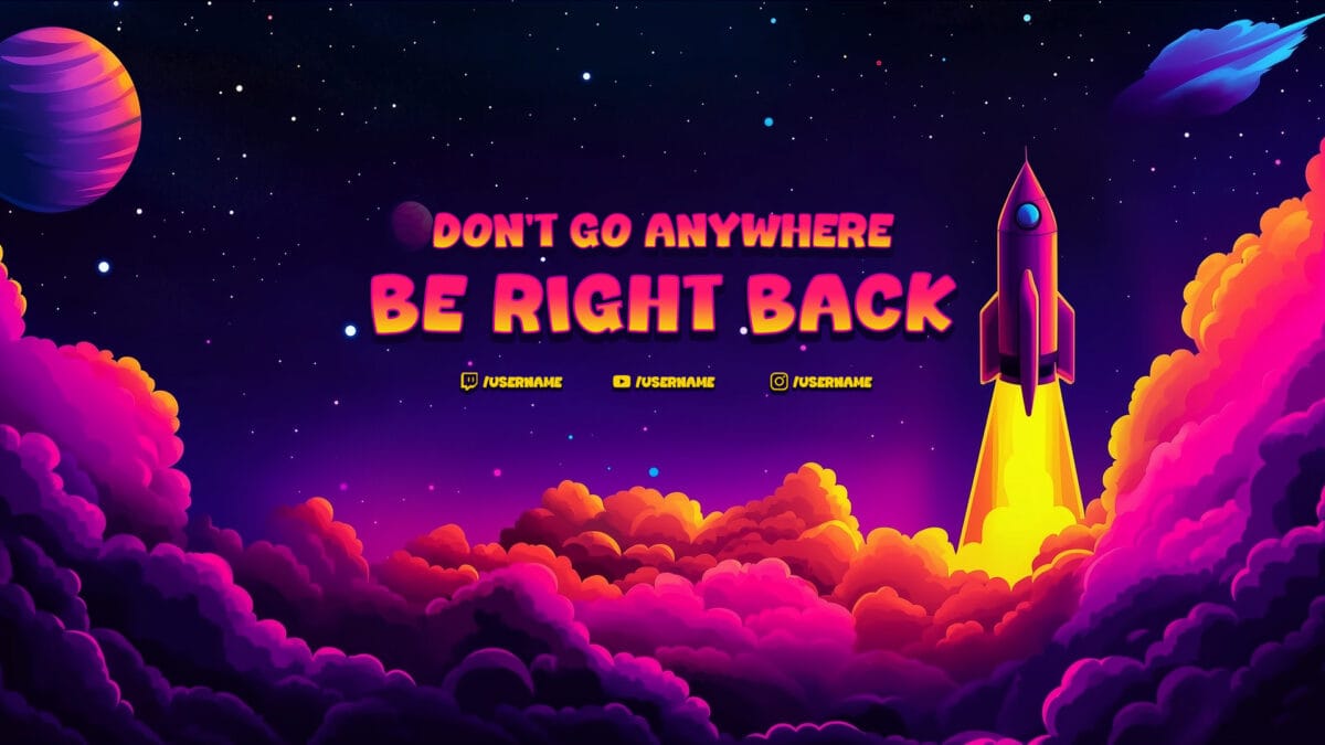 Twitch BrB Be Right Back Screen Free Twitch BrB Be Right Back Screen Free