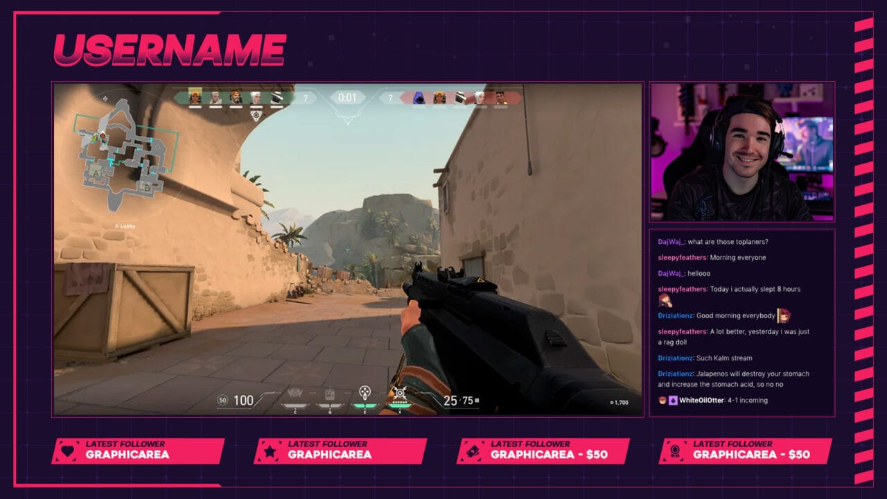 Esports – Twitch Overlay | Pro Competitive Stream Design 🎯