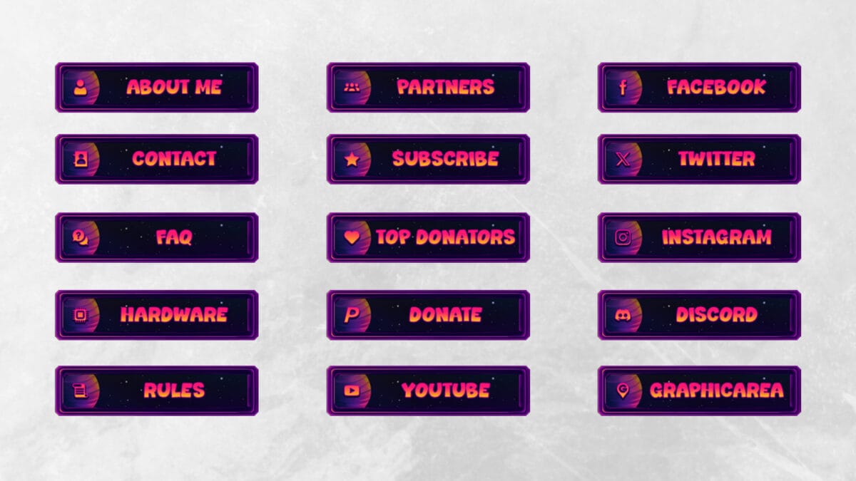 Twitch Panels Free Template Twitch Panels Free Template