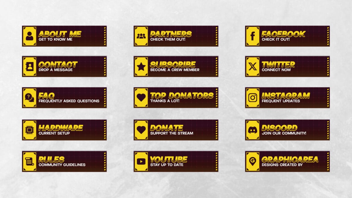 Twitch Panels Ideas About Me Twitch Panels Ideas About Me