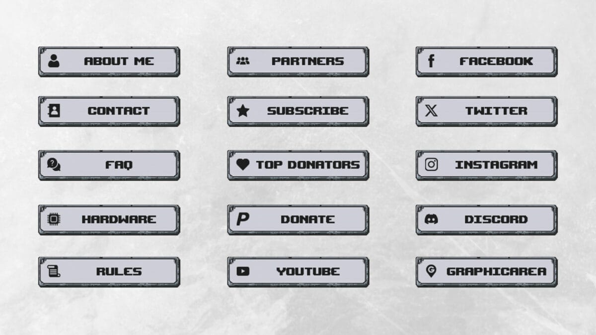 Twitch Overlay Minecraft Download Template