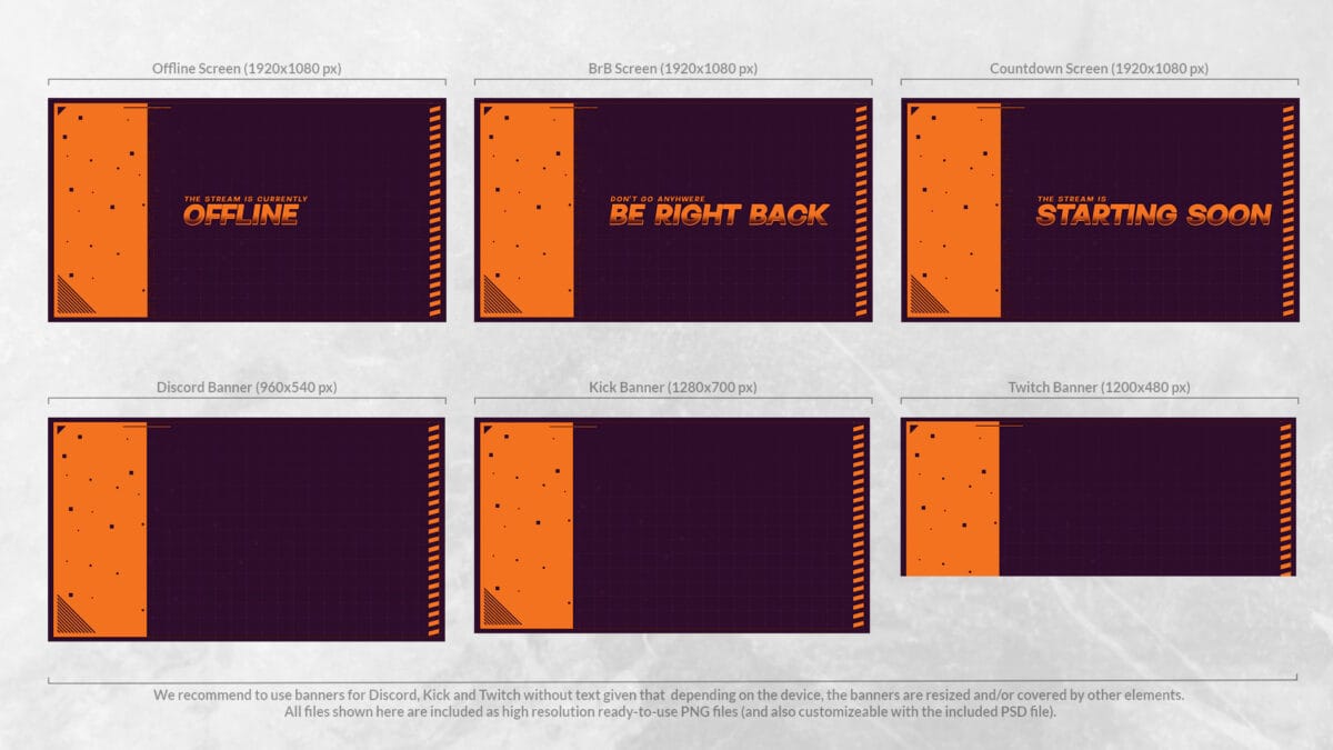 Video Player Banner Twitch