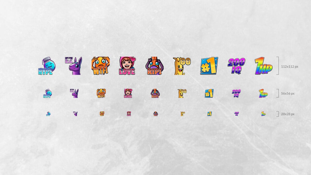 Fortnite Twitch Emotes Download Sizes