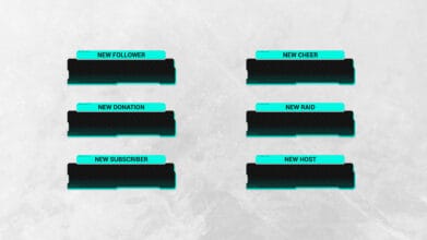 Twitch Alerts Blue