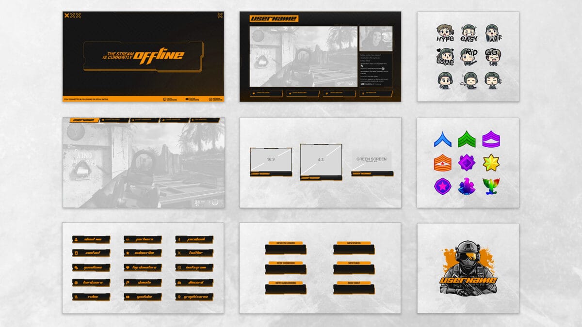 Twitch Design Layouts Sizes Twitch Design Layouts Sizes